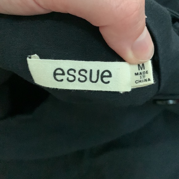 Essue Black Button Dress - Picture 3 of 4